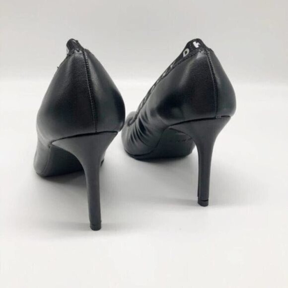 DKNY Katrina Black Pointed Toe Logo Heel  - Picture 6 of 8